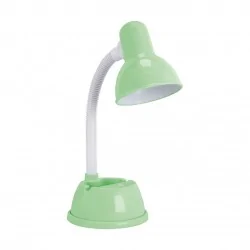 Lampki-biurkowe - 04431 lampka na biurko w kolorze zielonym 1xe27 lider ideus