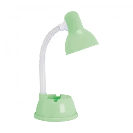 Lampki-biurkowe - 04431 lampka na biurko w kolorze zielonym 1xe27 lider ideus 