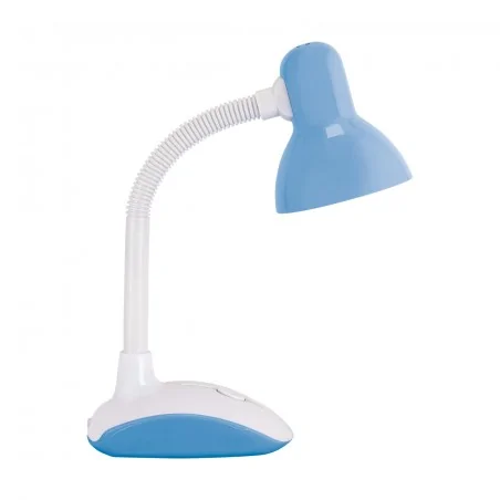 Lampki-biurkowe - 04432 niebieska lampa biurkowa e27 nobel ideus 
