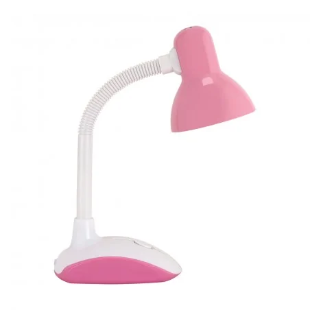Lampki-biurkowe - 04433 lampka biurkowa w kolorze różowym e27 nobel ideus 