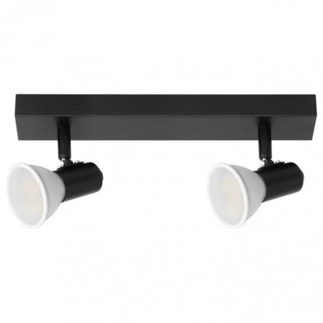 Kinkiety-do-salonu - oprawa ścienno-sufitowa podwójna 2xgu10 czarna rio sp 2 ad-op-6430bgu10 orno 