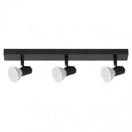 Kinkiety-do-salonu - czarna potrójna listwa oświetleniowa 3xgu10 rio ad-op-6431bgu10 orno 