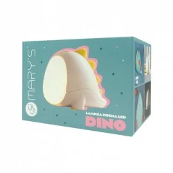 Oswietlenie-do-pokoju-dzieciecego - mw20533 lampka dziecięca led różowy dino 1w interblue 