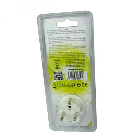 Programatory-czasowe - mechaniczny programator czasowy 15fd/3a, czarny p5504 emos - 1907010030 