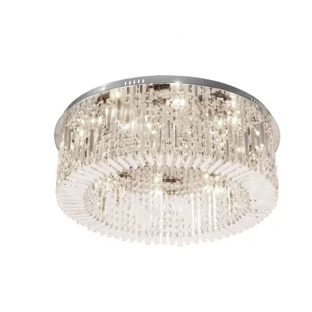 Plafony - elegancki żyrandol z kryształkami chromowy 10xe14 maranga 18-33338 candellux 