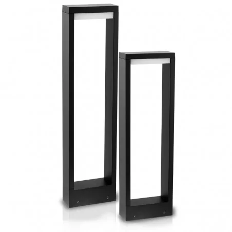 Lampy-ogrodowe-stojace - nowoczesna lampa ogrodowa led 10w słupek 60cm 4000k hosta lumogr0807 lumiled 