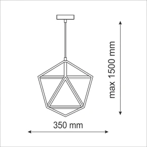 Lampy-sufitowe - lampa sufitowa geometryczna biała e27 20w il mio denmark b polux 