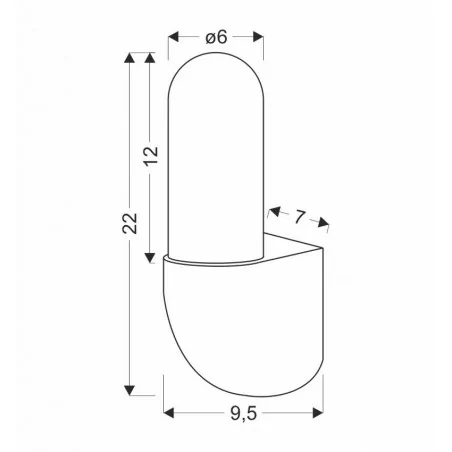 Kinkiety-ogrodowe - lampa ścienna elewacyjna kinkiet czarny na żarówkę gu10 gynura 21-32232 candellux 