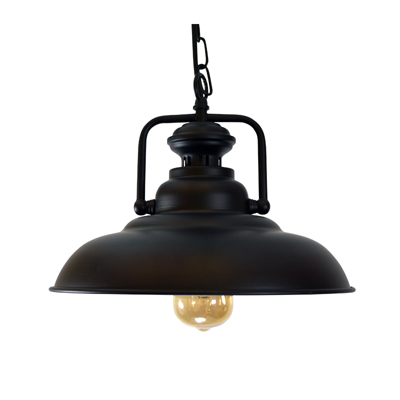Lampy-sufitowe - lampa wisząca w stylu retro czarna 20w e27 il mio iceland black polux firmy POLUX 