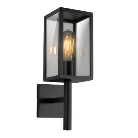Kinkiety-ogrodowe - 21-32263 czarny kinkiet elewacyjny 60w e27 ip44 hosta candellux 