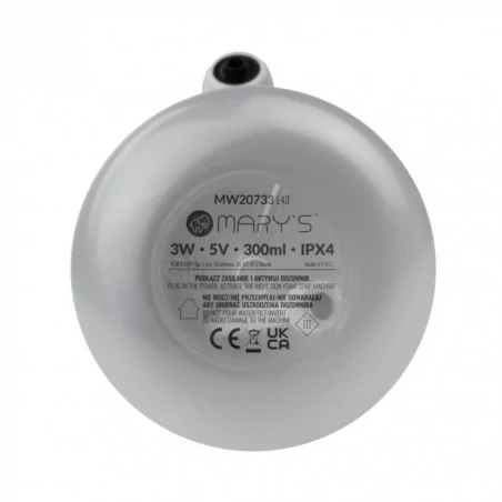 Oswietlenie-do-pokoju-dzieciecego - dozownik na mydło w płynie dla dzieci szary słonik interblue 