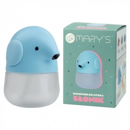 Oswietlenie-do-pokoju-dzieciecego - dozownik na mydło w formie niebieskiego słonika dla dzieci interblue 