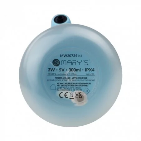 Oswietlenie-do-pokoju-dzieciecego - dozownik na mydło w formie niebieskiego słonika dla dzieci interblue 