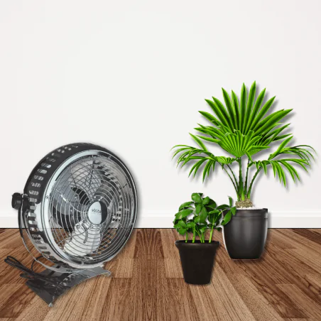 Wentylatory-na-biurko - wentylator na biurko metalowy z przewodem 3 regulacje prędkości 