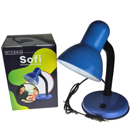 Lampki-biurkowe - lampka biurkowa do pokoju dziecka niebieska sofi 
