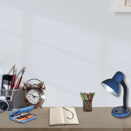 Lampki-biurkowe - lampka biurkowa do pokoju dziecka niebieska sofi 