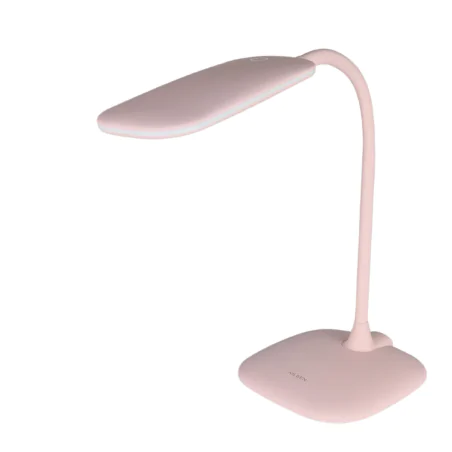 Lampki-biurkowe - lampka biurkowa led różowa z regulowanym ramieniem lisa 