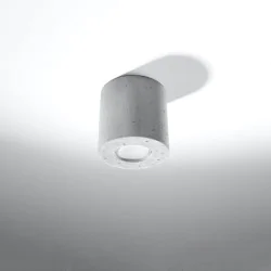 Lampy-sufitowe - plafon beton gu10 orbis sl.0488 sollux lighting 
