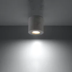 Lampy-sufitowe - plafon beton gu10 orbis sl.0488 sollux lighting 
