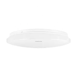 Plafony - 04532 biała plafoniera led z czujnikiem ruchu pir 18w 4000k nw winyl ideus 