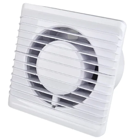 Wentylatory-o-srednicy-100 - wentylator łazienkowy o średnicy 100mm biały kwadratowy 