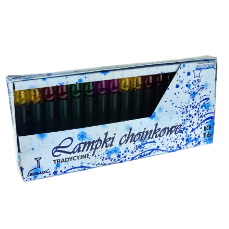 Oswietlenie-choinkowe - światełka choinkowe w stylu prl kolorowe świeczki 