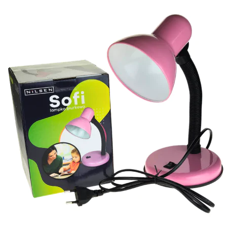 Lampki-biurkowe - lampka biurkowa dla dziecka różowa sofi 