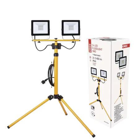 Naswietlacze-led-30w - komplet dwóch naświetlaczy led 30w ze statywem ip65 hobby slim zs2231.2 emos 