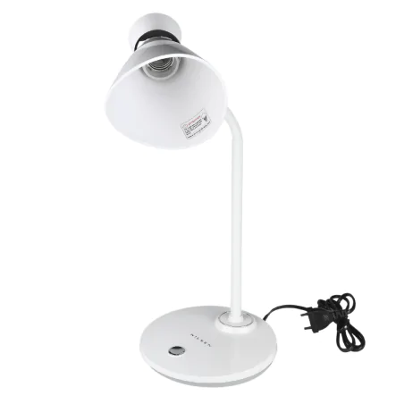 Lampki-biurkowe - lampka na biurko w kolorze białym regulowane ramię helen  Lampki-biurkowe - lampka na biurko w kolorze białym regulowane ramię helen