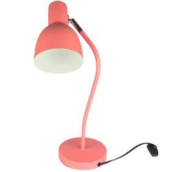 Lampki-biurkowe - lampka biurkowa różowa z regulowanym kloszem mimi 