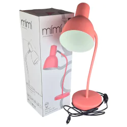Lampki-biurkowe - lampka biurkowa różowa z regulowanym kloszem mimi 