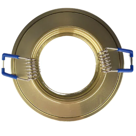 Oprawy-sufitowe-stale - oprawa sufitowa podtynkowa oczko wpuszczane w sufit złote dukat 