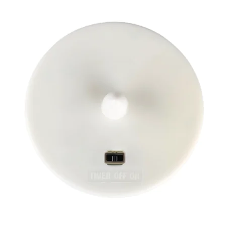 Latarenki-ogrodowe - znicz led na baterie biały z wyłącznikiem czasowym 