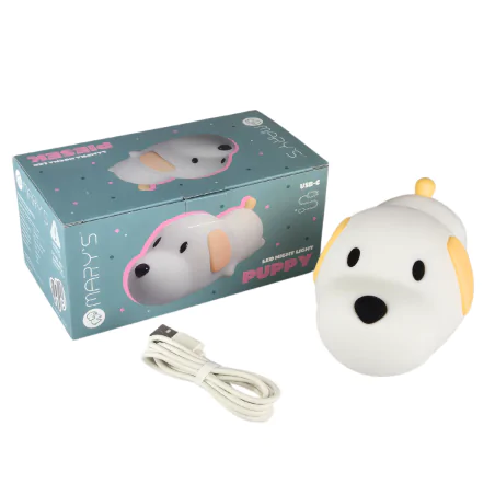 Oswietlenie-do-pokoju-dzieciecego - lampka nocna led piesek na prezent dla dzieci interblue 