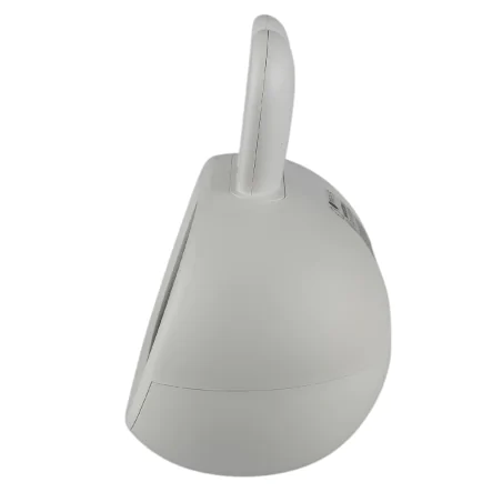 Oswietlenie-do-pokoju-dzieciecego - zegar z budzikiem dziecięcy szary króliczek prezent dla dziecka interblue 