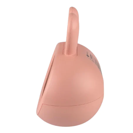 Oswietlenie-do-pokoju-dzieciecego - zegar z budzikiem różowy króliczek z wyświetlaczem prezent dla dziecka interblue 