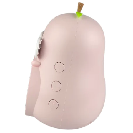 Oswietlenie-do-pokoju-dzieciecego - budzik dziecięcy z zegarkiem różowa gruszka prezent na dzień dziecka interblue 