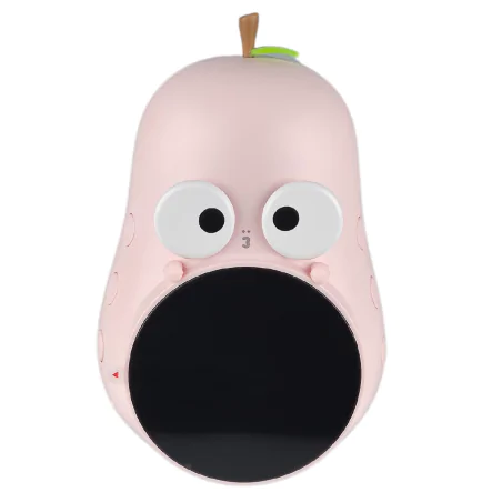 Oswietlenie-do-pokoju-dzieciecego - budzik dziecięcy z zegarkiem różowa gruszka prezent na dzień dziecka interblue 