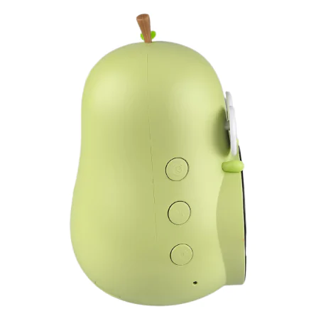 Oswietlenie-do-pokoju-dzieciecego - budzik dziecięcy led w kształcie zielonej gruszki prezent urodzinowy interblue 
