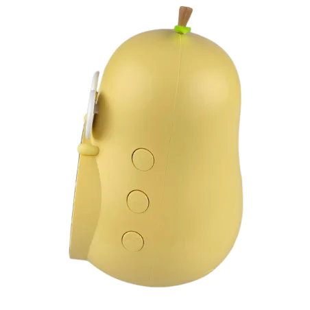 Oswietlenie-do-pokoju-dzieciecego - budzik dziecięcy z zegarem i wyświetlaczem żółta gruszka prezent interblue 