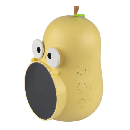 Oswietlenie-do-pokoju-dzieciecego - budzik dziecięcy z zegarem i wyświetlaczem żółta gruszka prezent interblue 