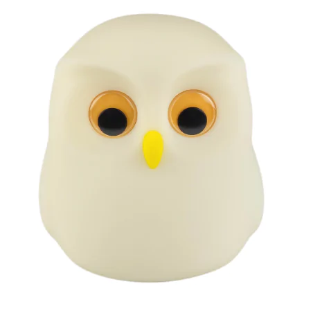 Oswietlenie-do-pokoju-dzieciecego - lampka nocna led dla dzieci w kształcie uroczej sowy interblue 