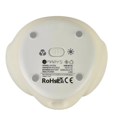 Oswietlenie-do-pokoju-dzieciecego - lampka nocna led dla dzieci w kształcie uroczej sowy interblue 