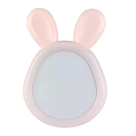 Oswietlenie-do-pokoju-dzieciecego - zegar z lampką nocną led zajączek z funkcją budzika prezent na urodziny interblue 