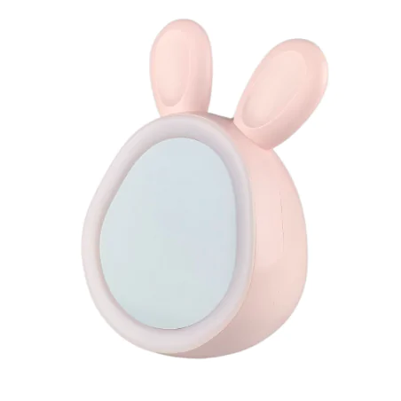 Oswietlenie-do-pokoju-dzieciecego - zegar z lampką nocną led zajączek z funkcją budzika prezent na urodziny interblue 