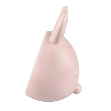 Oswietlenie-do-pokoju-dzieciecego - zegar z lampką nocną led zajączek z funkcją budzika prezent na urodziny interblue 