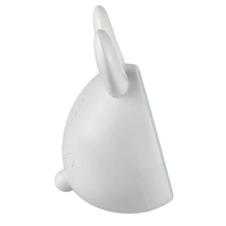 Oswietlenie-do-pokoju-dzieciecego - lampka nocna led z zegarkiem i budzikiem prezent dla dzieci zajączek interblue 