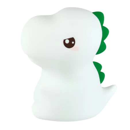 Oswietlenie-do-pokoju-dzieciecego - lampka nocna do zasypiania dla dzieci dinozaur miękka zabawka t-rex interblue 