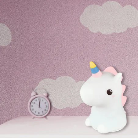 Oswietlenie-do-pokoju-dzieciecego - lampka nocna jednorożec unicorn dla dzieci prezent dla dziewczynki interblue 