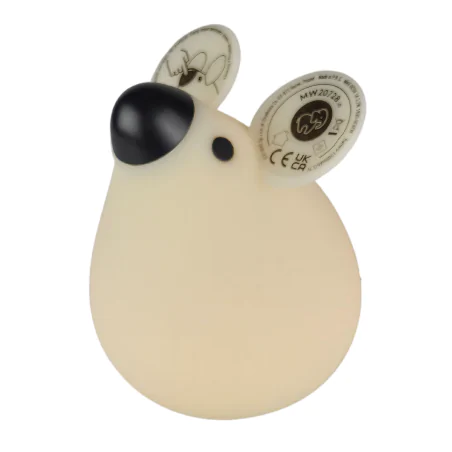 Oswietlenie-do-pokoju-dzieciecego - lampka nocna led dziecięca w postaci myszki prezent dla dziecka interblue 